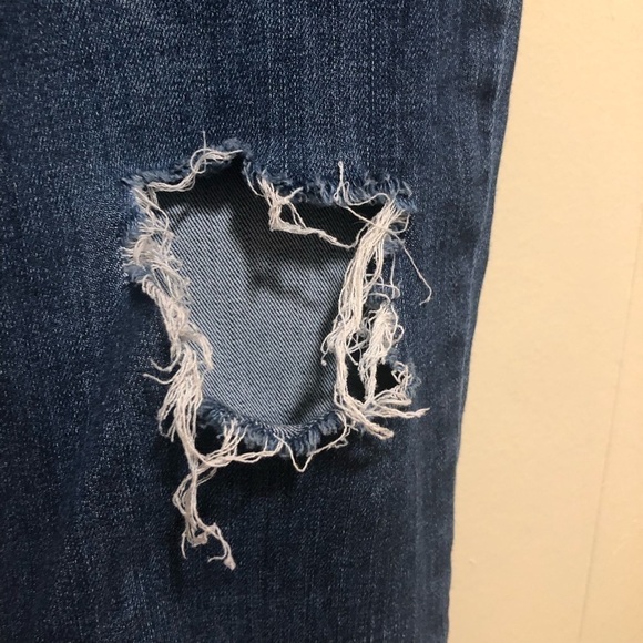 Free People button fly knee hole Jeans 28 - Picture 11 of 11